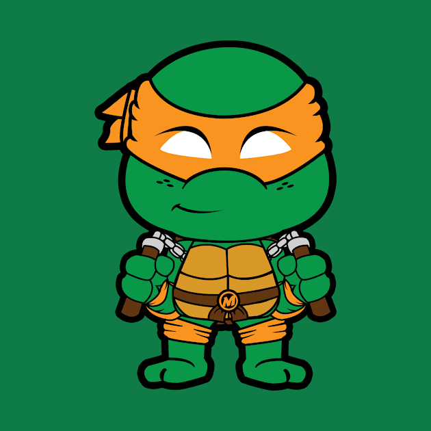 Michaelangelo Chibi by liora natalia