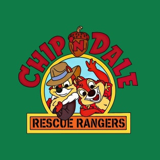 Chip n Dale Rescue Rangers, classic Cartoon T-Shirt