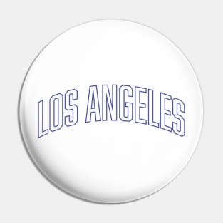 Los Angeles Blue Outline Pin