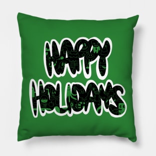 Happy Holidays Pillow