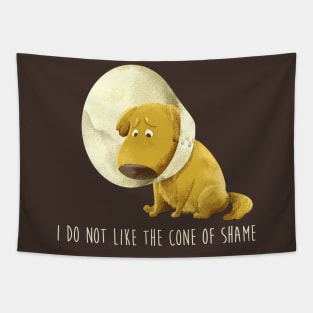 I do not like the cone of shame Tapestry