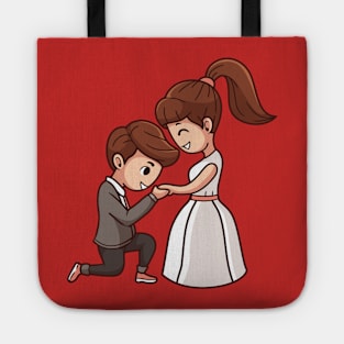 Propose her Because you love her - Valentines day special edition Tote