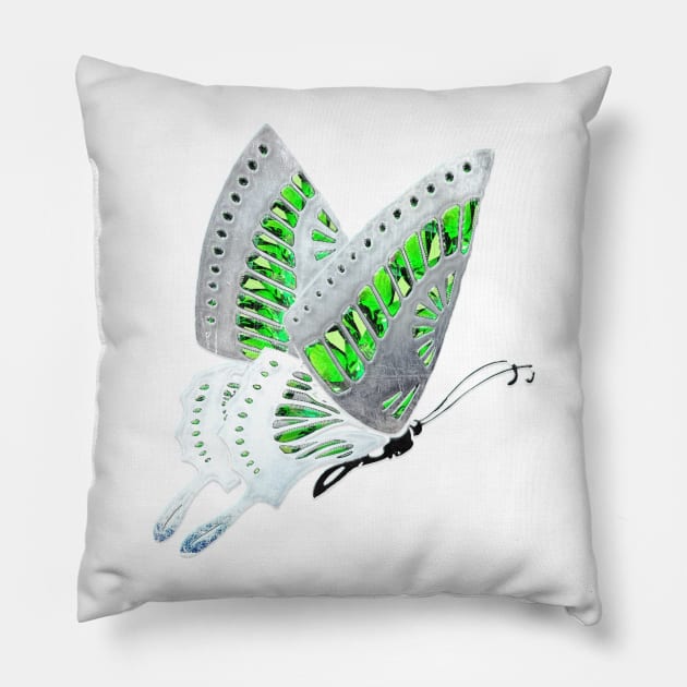 Agender Butterfly Pillow by AjDreamCraft