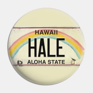 Hale Vintage Hawaii License Plate Pin