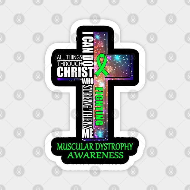 MUSCULAR DYSTROPHY Awaneress Support MUSCULAR DYSTROPHY Christmas Gifts Magnet by ThePassion99