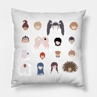 danganronpa 1 minimalised Pillow