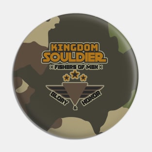 KINGDOM SOULDIER FISHERS OF MEN Pin