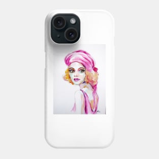 Portrait of a girl II Phone Case