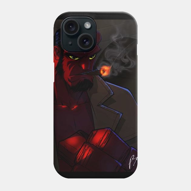 Hellboy Phone Case by Chinoutu007