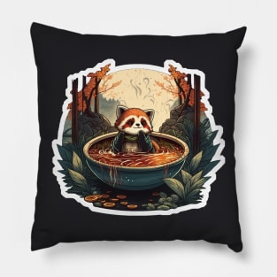 Red Panda Ramen Hot Spring Pillow