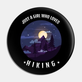 just a girl who loves hiking Pin