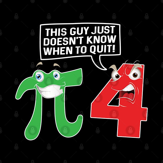 Infinite Pi Funny Math Joke  3.14 Pi Day by andzoo