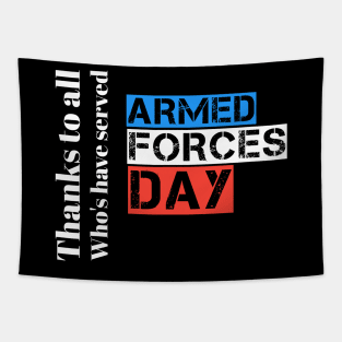 Armed forces day Tapestry