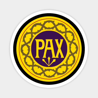 The Benedictine Motto: PAX (Peace) Magnet