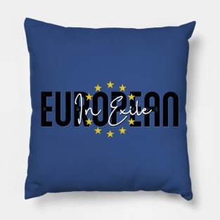 European in Exile Pillow