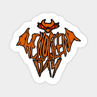 Halloween Bat Day Magnet