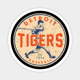 Old Detroit Tigers 3 By Buck Magnet