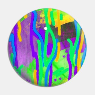 Drippity Drop Abstract design Pin