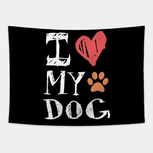 Dog lover Tapestry