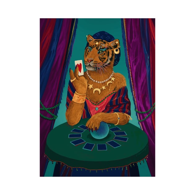 Tigress fortune teller by argiropulo