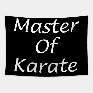 Master of Karate Tapestry