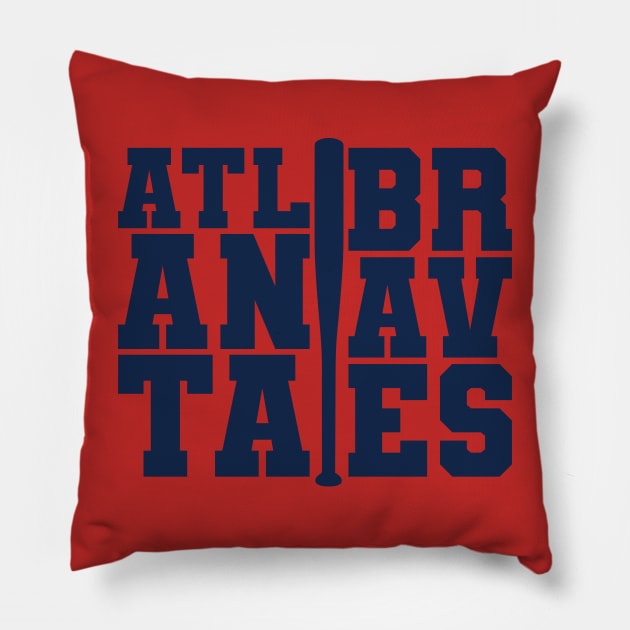 Braves! Pillow by Nagorniak