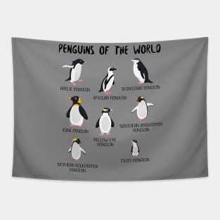 Cute Penguin of the World - Funny Animals Penguin Lover Gift Tapestry