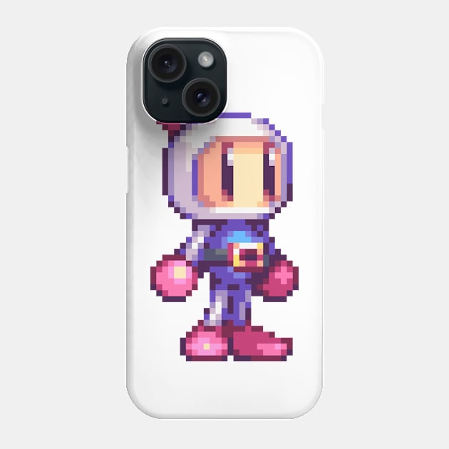 Bomberman Custom Sprite Phone Case by SpriteGuy95