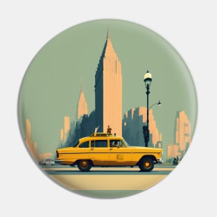 Yellow Taxi NYC Pin