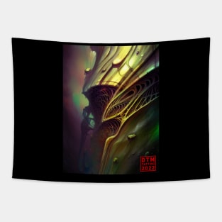 Metal looking bio organic Tapestry