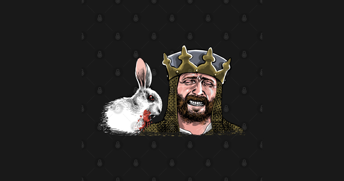 The Killer Rabbit - Monty Python And The Holy Grail - T-Shirt | TeePublic