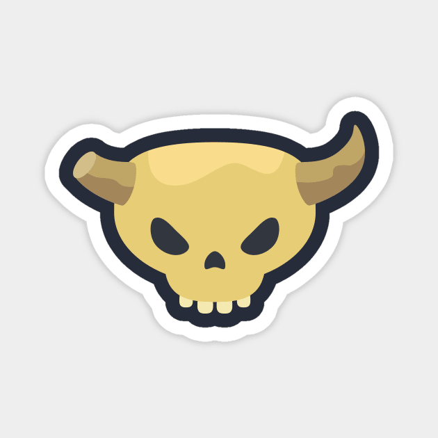 Skull Magnet by Enke