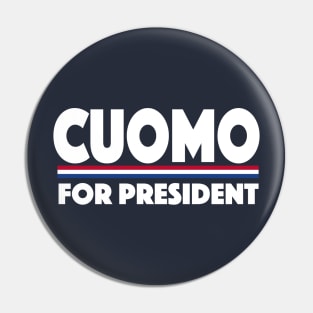 Cuomo For President #Cuomoforpresident Campaign Pin