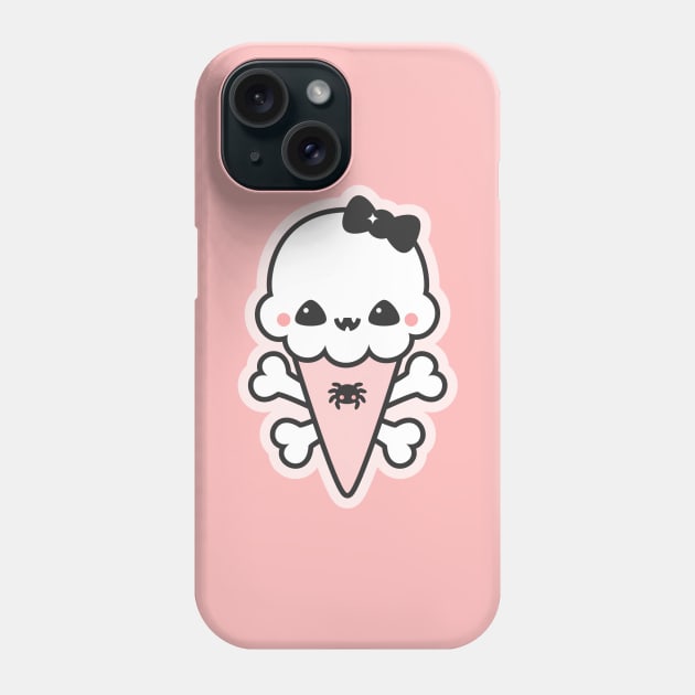 Creepy Cute Ice Cream Cone Phone Case by sugarhai