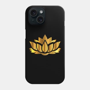 Gold Lotus Phone Case