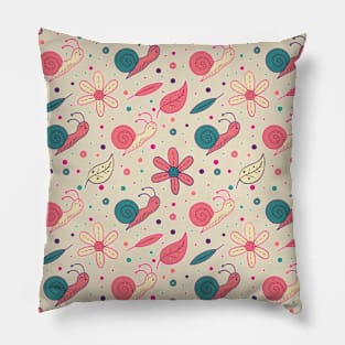 Cute Moon Snails Pillow