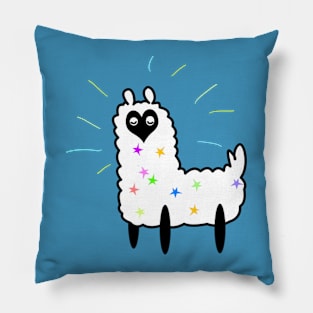 Sparkly Llama Pillow