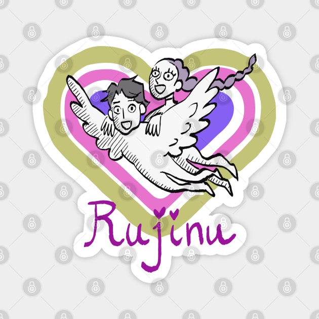 Rujinu Shirt KPop Demon Hunters Merch Saja Boys Shirt Merch Characters Magnet by celestial_artworks