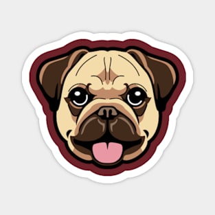 FAVORITE DOG PUG Magnet