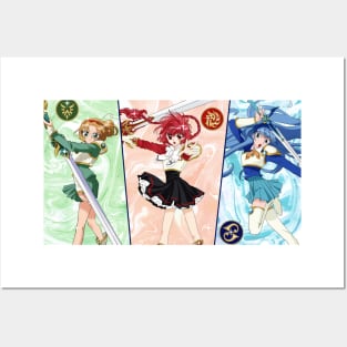 Magic Knight Rayearth - Hikaru Shidou - Magic Knight Rayearth - Posters and  Art Prints