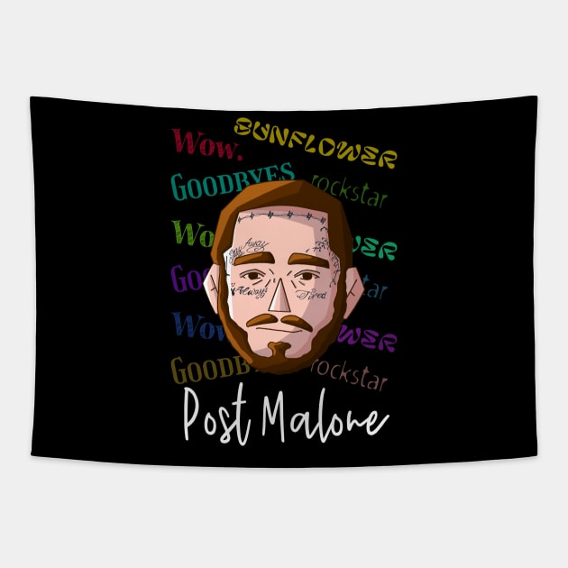 Post Malone Tapestry by Nessley_Art