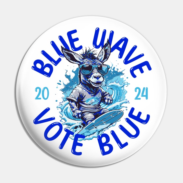 Blue Wave 2024 Pin by EthosWear