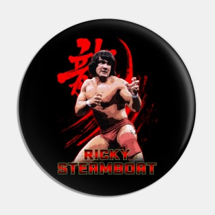 Ricky The Dragon Steamboat Clawmark Tee Pin