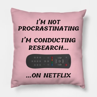 Conducting Research Pillow