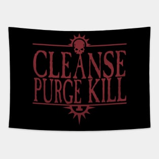 Cleanse Purge Kill Gore Tapestry