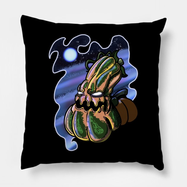 Gourd Spooks Pillow by gothicnightmarepws