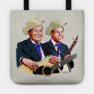 Flatt and Scruggs - An illustration by Paul Cemmick Tote