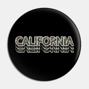 California State Camouflage Pin