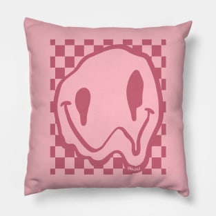 Melty Smile (Dusty Rose Version) Pillow