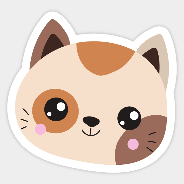 Cute Cat Little Cat Cat Head Cat Face Cute Cat Sticker Teepublic Are you searching for cute cat face png images or vector? cute cat little cat cat head cat face